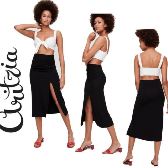 Wilfred ruched midi skirt - Picture 6 of 6